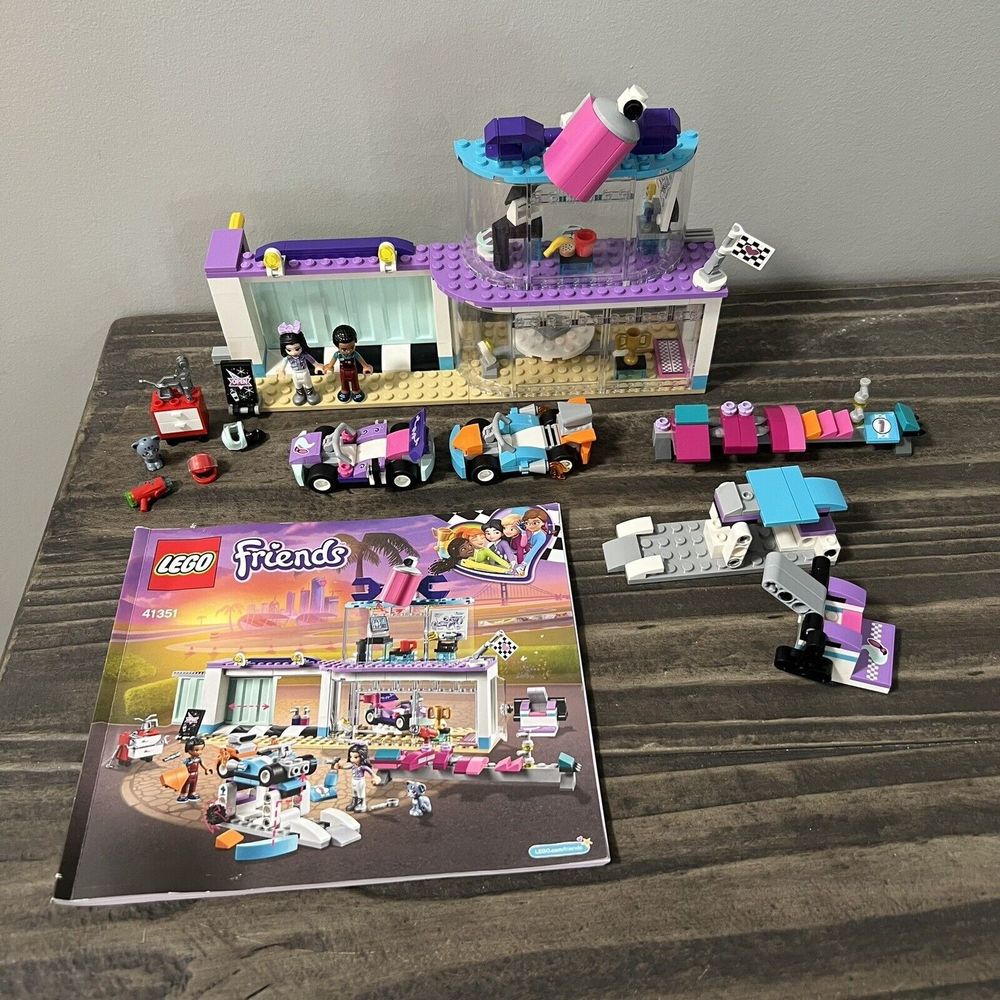 Lego Friends 41351 Creative Tuning Shop 95% Complete No Box
